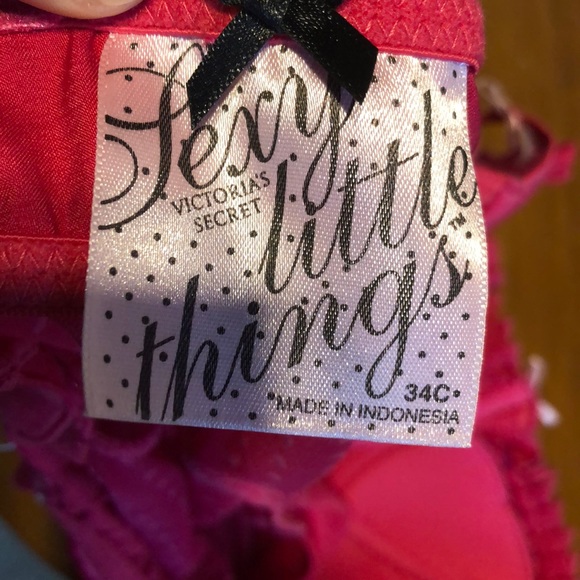 Victoria’s Secret Pink Garter Lingerie Size 34C - Picture 6 of 6